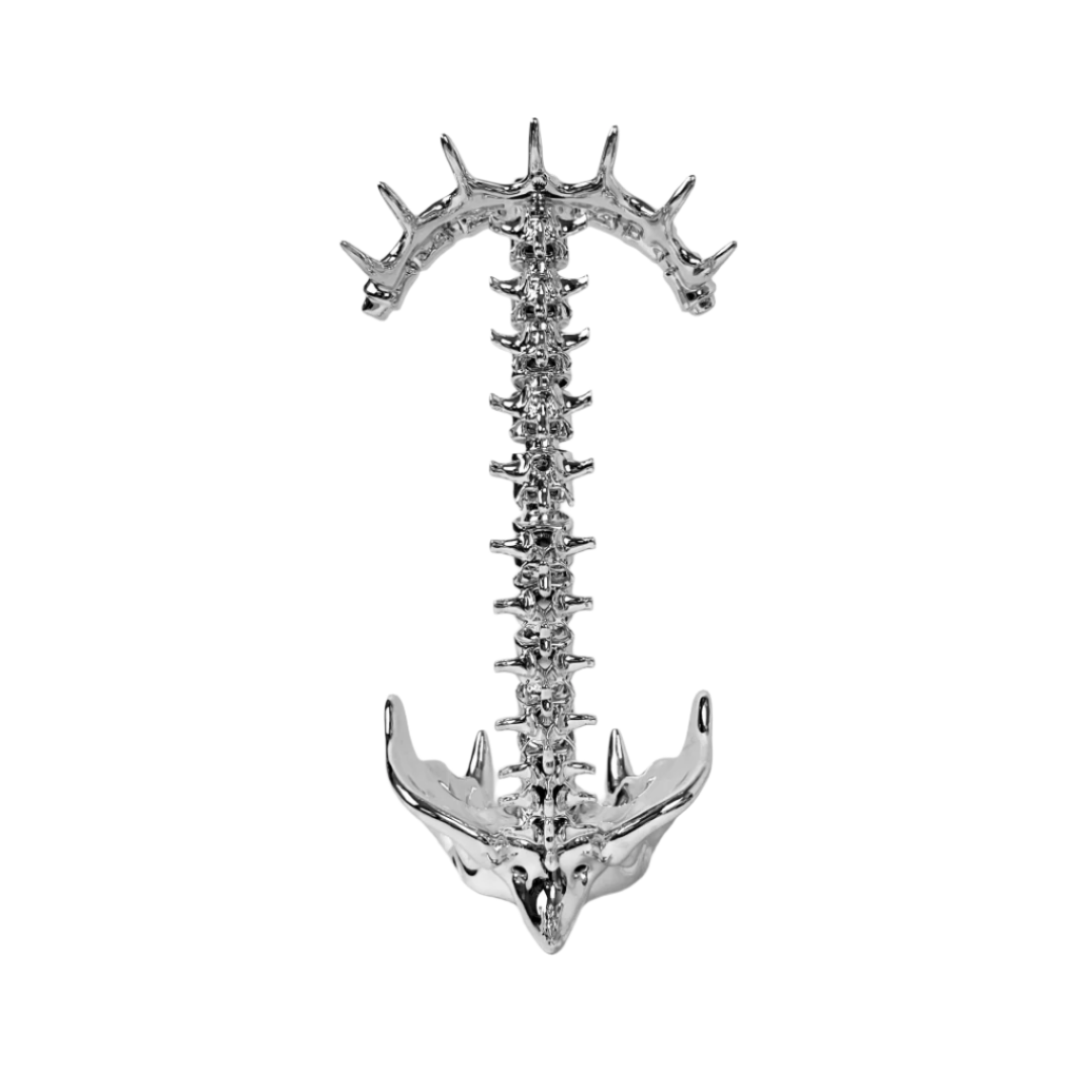 airpods max stand, skeleton, silver, xtended identity