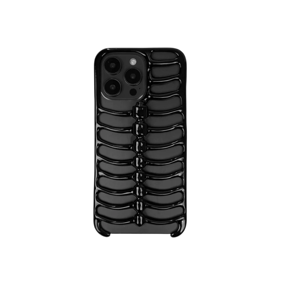 iphone case, skeleton, silver, white, black, xtended identity