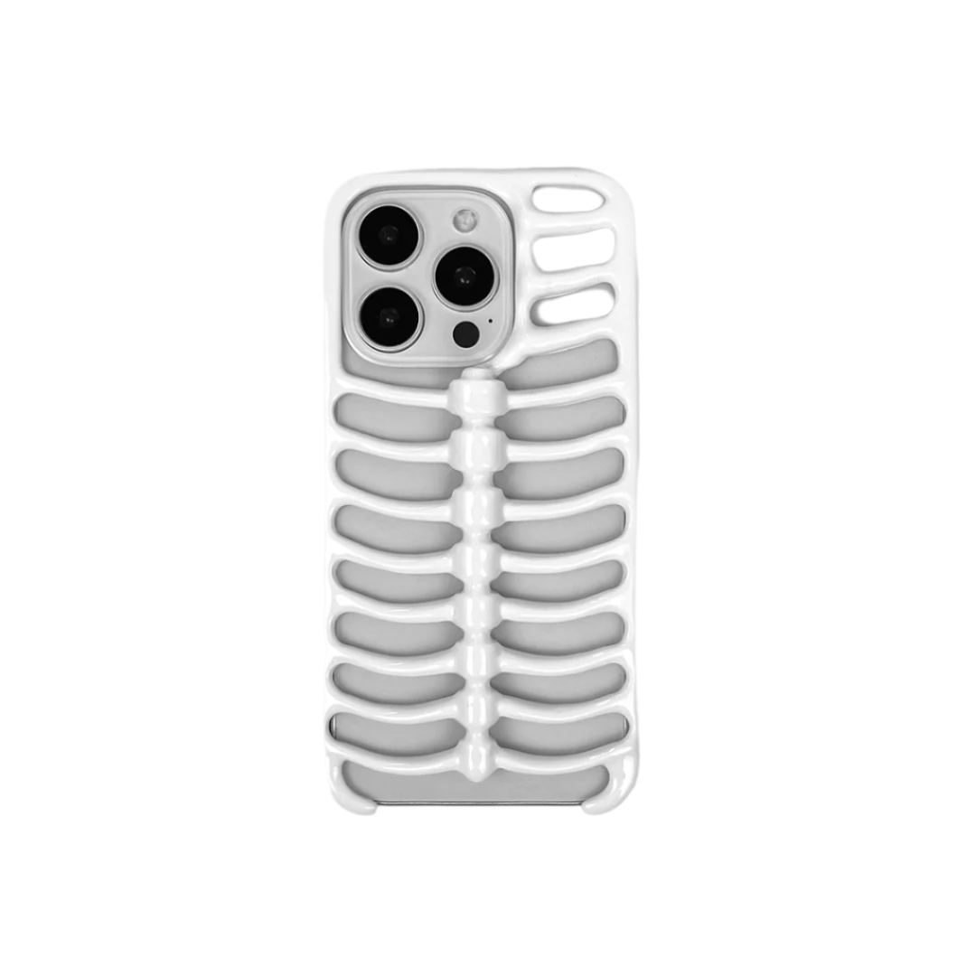 iphone case, skeleton, silver, white, black, xtended identity