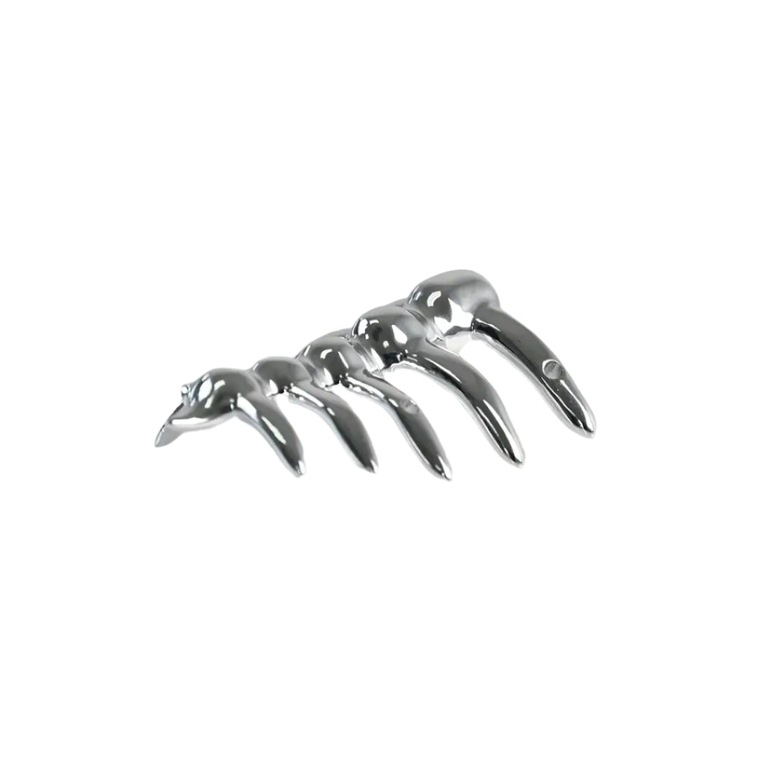 shoe accessory, skeleton, small, silver, xtended identity