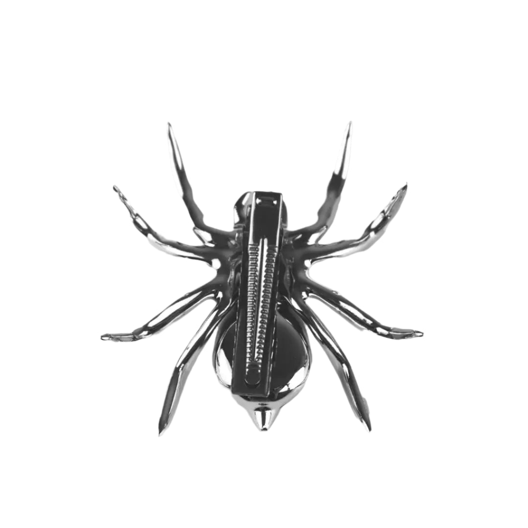 clip shoelry, spider, silver, xtended identity