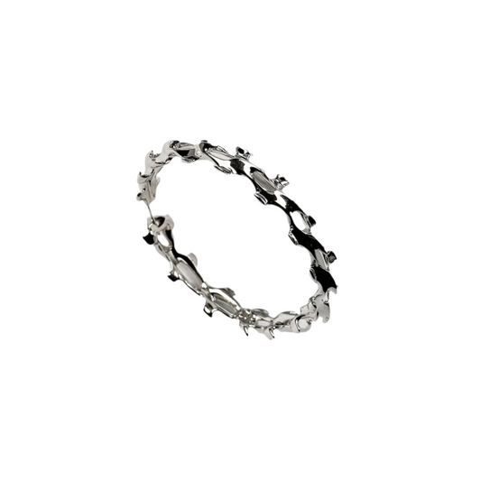 earrings, spine, hoop, bone, silver, xtended identity