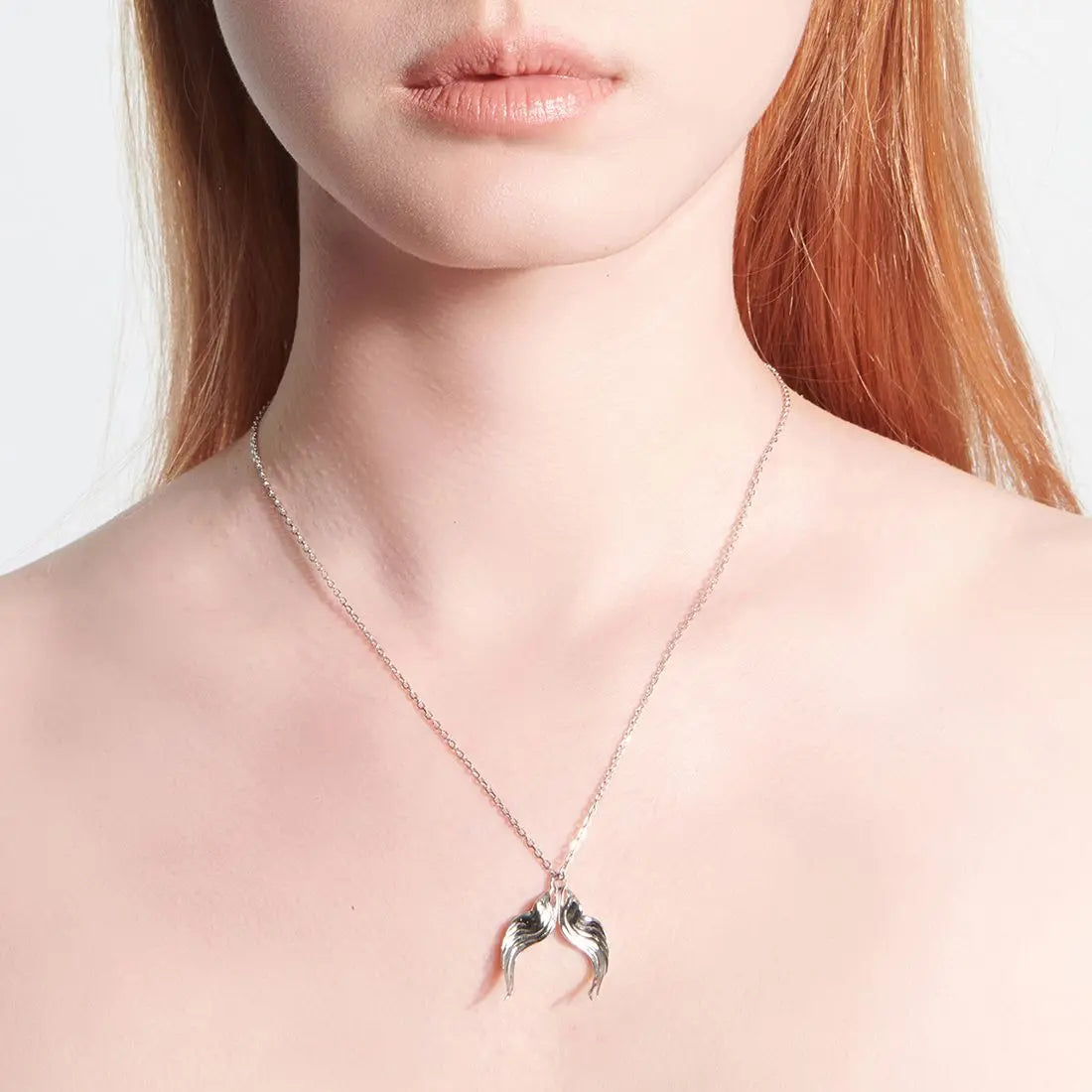 necklace, wing, silver, xtended identity