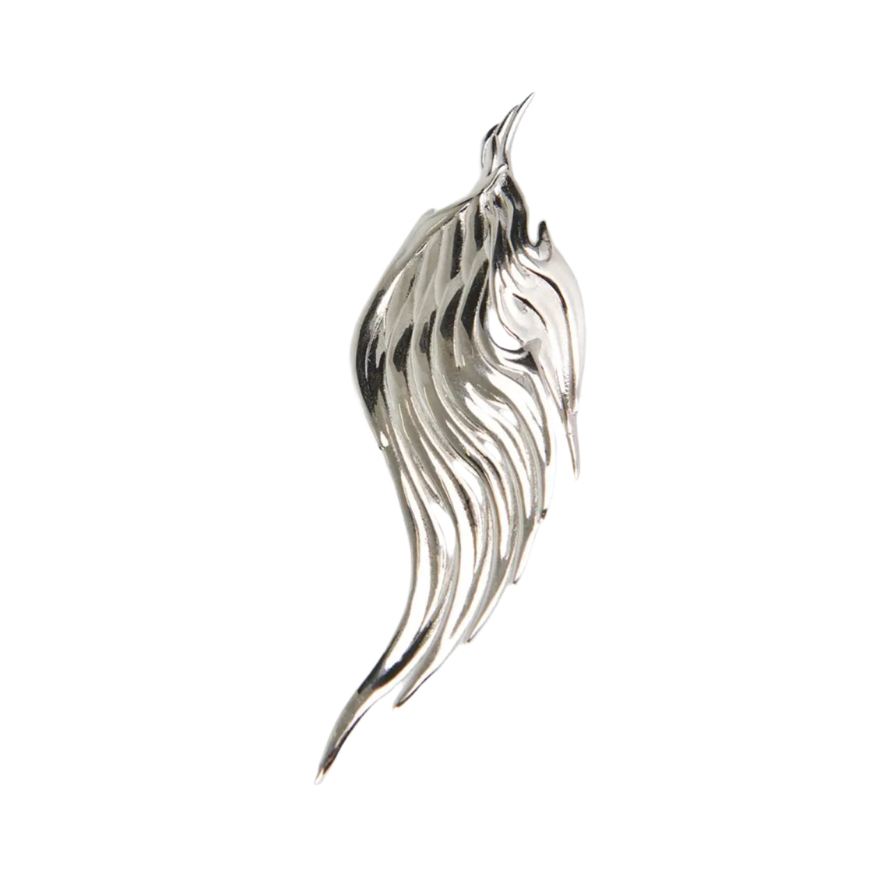 earrings, wing, silver, xtended identity